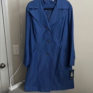 London Fog Royal Blue Trench Coat